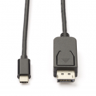 USB C naar DisplayPort kabel - Roline - 1 meter (4K@60Hz)