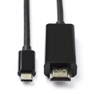 Roline USB C naar HDMI kabel | Roline | 1 meter (4K@60Hz) 11045840 K010214120 - 