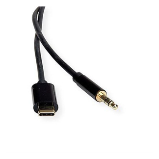 Roline USB C naar jack 3.5 mm kabel | M ↔ M | Roline | 3 meter (Stereo, Verguld) 12033218 K010221034 - 4