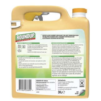 Roundup Onkruidverdelger | Roundup | 30 m² (Natuurlijk, Gebruiksklaar, 3 liter) 7202010505 K170115642 - 