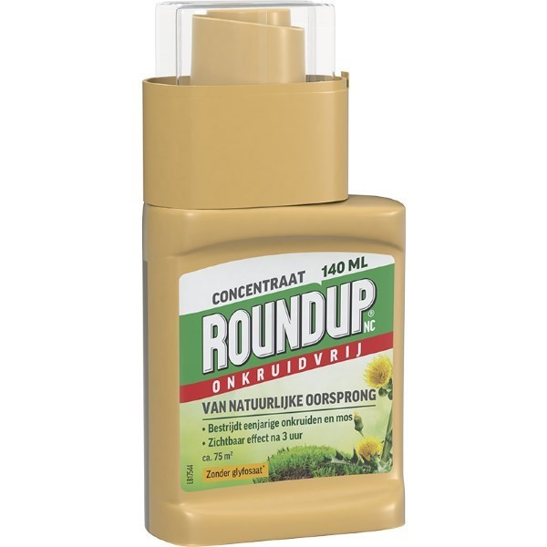 Roundup Onkruidverdelger en mos verwijderaar | Roundup | 75 m² (Natuurlijk, Concentraat, 140 ml) 7202110072 K170115643 - 1