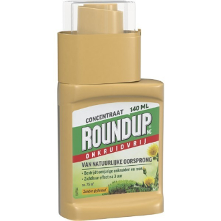 Roundup Onkruidverdelger en mos verwijderaar | Roundup | 75 m² (Natuurlijk, Concentraat, 140 ml) 7202110072 K170115643 - 1