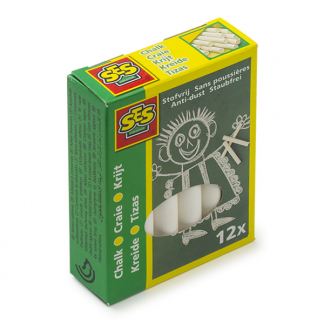 SES Krijt | SES | 12 stuks (Wit) 2005669 K071000068 - 1
