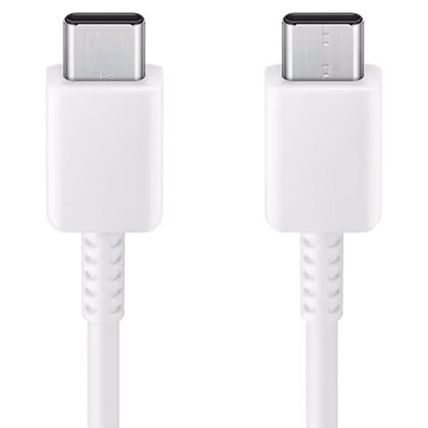 Samsung Motorola oplaadkabel | USB C ↔ USB C | Samsung | 1.8 meter (USB 2.0, 60W, 480 Mbps, Wit)  D010221116 - 1