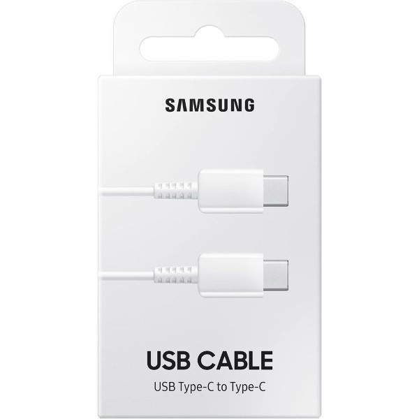 Samsung Nokia oplaadkabel | USB C ↔ USB C | Samsung | 1 meter (USB 2.0, 25W, 480 Mbps, Wit)  E010221118 - 2