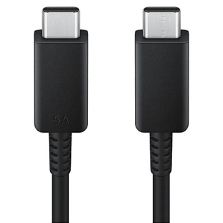 Samsung USB C naar USB C kabel | Samsung | 1.8 meter | USB 2.0 (100W, 480 Mbps, Zwart) EP-DX510JBEGEU K010221115 - 1