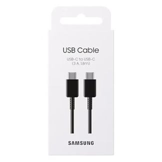 Samsung USB C naar USB C kabel | Samsung | 1.8 meter | USB 2.0 (60W, 480 Mbps, Zwart) EP-DX310JBEGEU K010221117 - 2