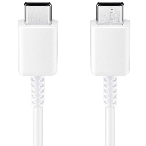 Samsung USB C naar USB C kabel | Samsung | 1 meter | USB 2.0 (25W, 480 Mbps, Wit) EP-DA705BWEGWW K010221118 - 1