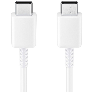 USB C naar USB C kabel | Samsung | 1 meter | USB 2.0 (25W, 480 Mbps, Wit)
