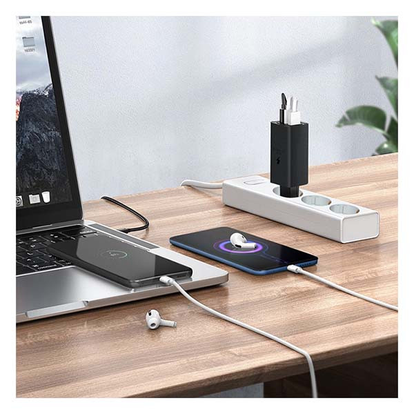 Samsung USB C snellader | Samsung | 3 poorten (2x USB C, 1x USB A, 65 W, Power Delivery, Zwart) EP-T6530NBEGEU K010221056 - 6