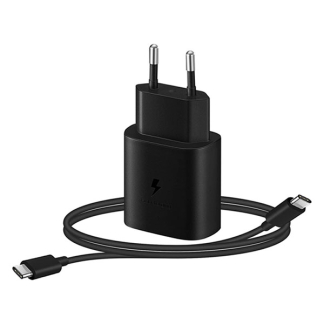 Samsung USB C snellader | Samsung (1x USB C, 15W, Inclusief USB C kabel, Zwart) EP-T1510XBEGEU K010221101 - 1