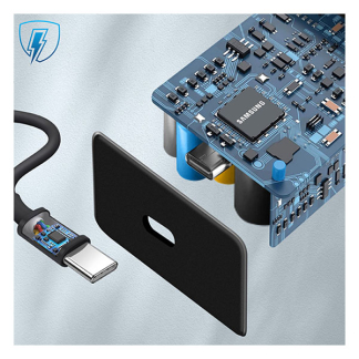 Samsung USB C snellader | Samsung (1x USB C, 15W, Inclusief USB C kabel, Zwart) EP-T1510XBEGEU K010221101 - 4