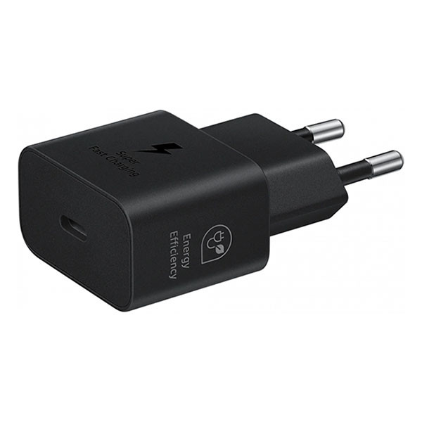 Samsung USB C snellader | Samsung (1x USB C, 25W, GaN, Zwart) EP-T2510NBEGEU K010221099 - 1