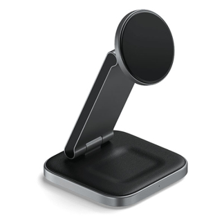 Satechi Opvouwbare draadloze oplader | Satechi (3-in-1, Magnetisch, Opvouwbaar, 15W, Qi2) ST-Q31FM-EA K010221075 - 3