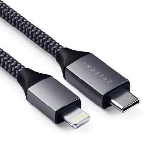 Satechi USB C naar Lightning kabel | Satechi | 1.8 meter (29W, 480 Mbps) ST-TCL18M A180107308 - 