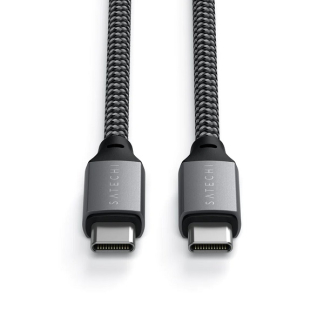 Satechi USB C naar USB C kabel | 0.8 meter (USB 4.0, 100W, 40 Gbps) ST-U4C80M K180107306 - 