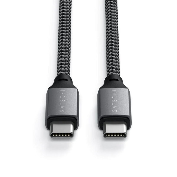 Satechi USB C naar USB C kabel | 2 meter | USB 2.0 (100W, 480 Mbps) ST-TCC2MM K180107307 - 1