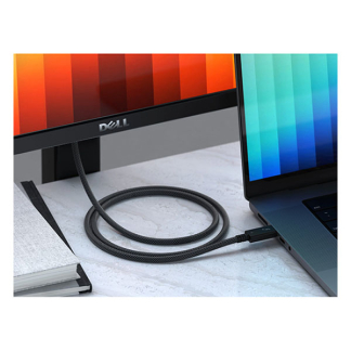 Satechi USB C naar USB C kabel | Satechi | 1 meter | Thunderbolt 4 (240W, 40 Gbps) ST-YTB100K K010221072 - 3