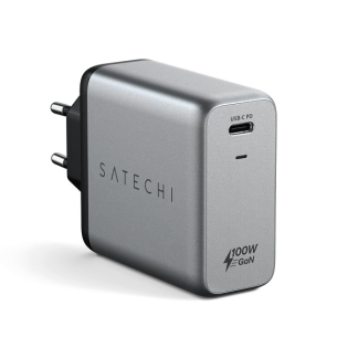 Satechi USB C snellader | Satechi | 1 poort (USB C, 100W, Power Delivery) ST-UC100WSM-EU A180107291 - 