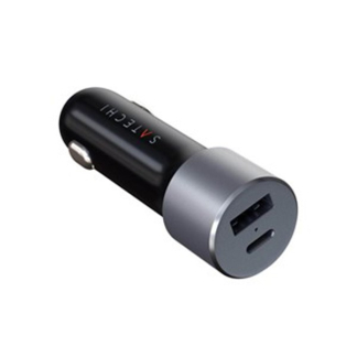 Satechi USB autolader | 2 poorten (USB A, USB C, Power Delivery, 72W) ST-TCPDCCM K180107297 - 1