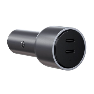 Satechi USB autolader | 2 poorten (USB C, Power Delivery, 40W) ST-U2C40CCM K180107296 - 1