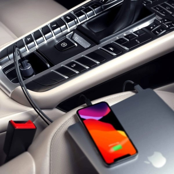 Satechi USB autolader | Satechi | 2 poorten (USB A, USB C, Power Delivery, 72W) ST-TCPDCCM A180107297 - 3