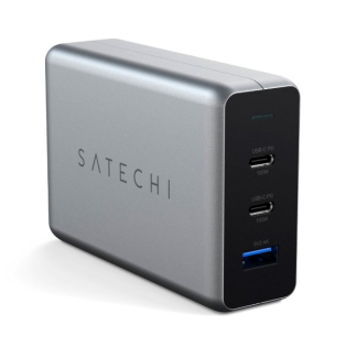 Satechi USB multipoort oplader | 3 poorten (USB A, USB C, 100W, GaN, Power Delivery) ST-TC100GM-EU K180107290 - 1