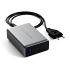 Satechi USB multipoort oplader | 3 poorten (USB A, USB C, 100W, Power Delivery) ST-TC100GM-EU K180107290