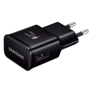 Scanpart Snellader | Samsung | 1 poort (USB A, Adaptive Fast Charging, 15W, USB C kabel, Zwart) 3994230183 K120300037 - 2