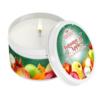 Scentsicles Kerst geurkaars | Scentsicles | Ø 8 cm (Autumn 'n Apples, 25 branduren) 31SCAA K151100207 - 1