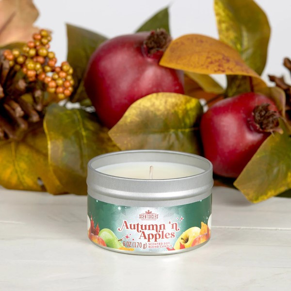 Scentsicles Kerst geurkaars | Scentsicles | Ø 8 cm (Autumn 'n Apples, 25 branduren) 31SCAA K151100207 - 3