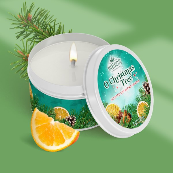 Scentsicles Kerst geurkaars | Scentsicles | Ø 8 cm (O Christmas Tree, 25 branduren) 31SCOCT K151100206 - 4