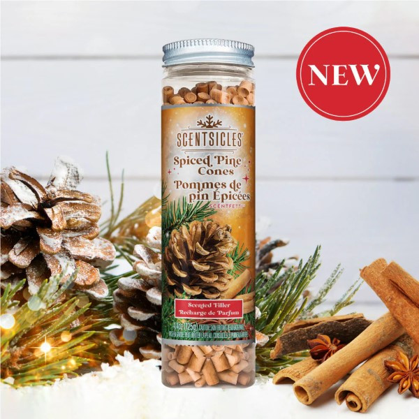 Scentsicles Kerst geurvuller | Scentsicles | Scentfetti (Spiced Pine Cones) 31SSSPC K151100197 - 4