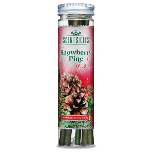 Scentsicles Kerstboom geurstokjes | Scentsicles | 6 stuks (Snowberry Pine) 31SBSBP K151100194 - 1