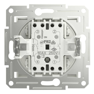 Schneider Electric Schakelaar | Schneider Electric | Asfora (Inbouw, 2-polig, Wit) 01.038.04 K180107695 - 3