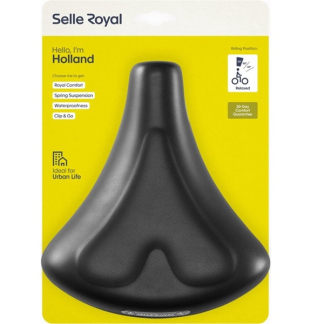 Selle Royal Fietszadel | Selle Royal | Holland (Zwart) 82615G2A18132 RZ0652 K170404674 - 