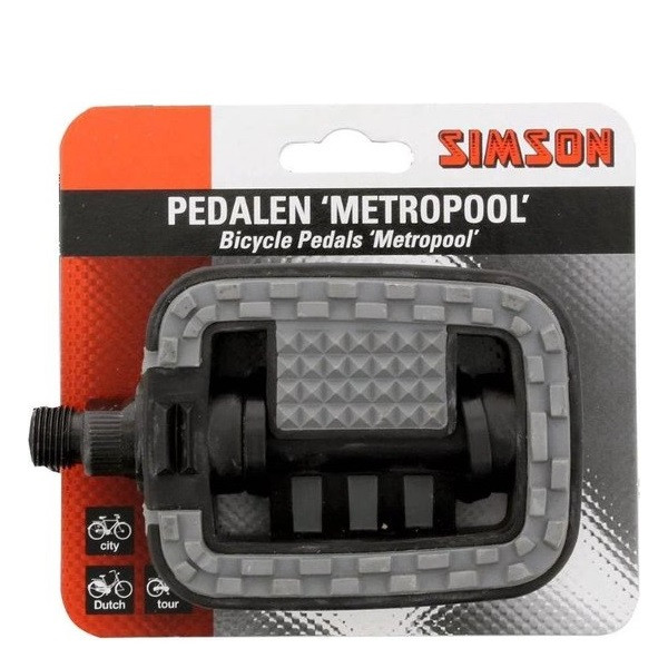 Simson Fietspedalen | Simson | Metropool | 7 x 9.5 cm (Anti-slip, 9/16") 021917 RR5514 K170404644 - 3