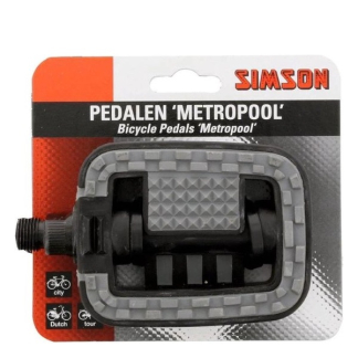 Simson Fietspedalen | Simson | Metropool | 7 x 9.5 cm (Anti-slip, 9/16") 021917 RR5514 K170404644 - 