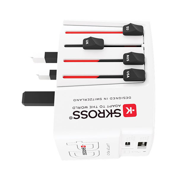 Skross Reisoplader | Skross | World AC65PD | Type B, C, F, G, I, J en N | 2 poorten | 65W (Uitschuifbaar, 1x USB A, 1x USB C) 75255 K050801109 - 4