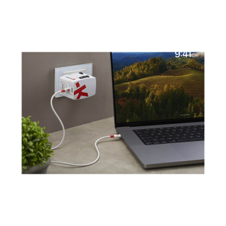 Skross Reisoplader | Skross | World AC65PD | Type B, C, F, G, I, J en N | 2 poorten | 65W (Uitschuifbaar, 1x USB A, 1x USB C) 75255 K050801109 - 5