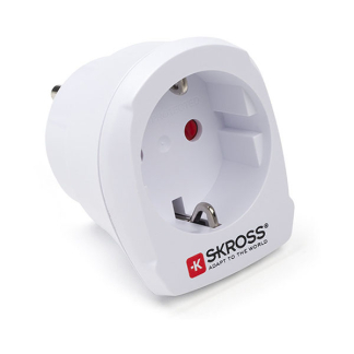 Skross Reisstekker | Europa naar Amerika (Geaard, Type F → B) SKR1500203 K050801056