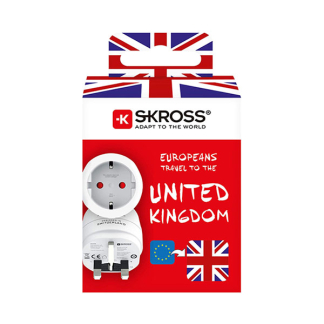 Skross Reisstekker | Skross | Europa naar Engeland (Geaard, Type F → G) SKR1500230 K050801057 - 4