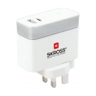 Skross Reisstekker | USB naar Engeland (Ongeaard, USB A en C → G) SK-75-010 K050801074