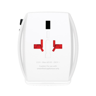 Skross Universele reisstekker met USB | Skross | AC30PD | Wereld naar Wereld (Uitschuifbaar, 1x USB A, 1x USB C) 80165 K050801110 - 3