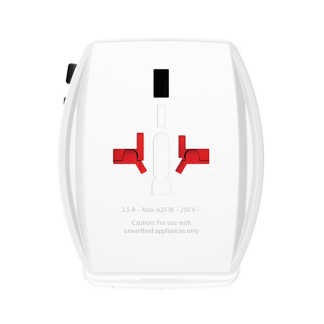 Skross Universele reisstekker met USB | Skross | AC45PD | Wereld naar Wereld (Uitschuifbaar, 1x USB A, 1x USB C) 74798 K050801111 - 3
