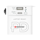 Skross Universele reisstekker met USB | Skross | AC65PD | Wereld naar Wereld (Uitschuifbaar, 1x USB A, 1x USB C) 74799 K050801112 - 2