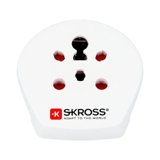 Skross Wereldstekker | Skross | Wereld naar Type F (Geaard, Hybride) 39770 K050801059 - 2