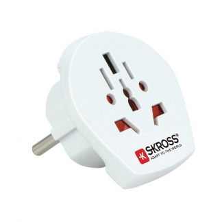 Skross Wereldstekker | Type F (Geaard, Europa) SKR1500211 SKR1500211E K050801044 - 1