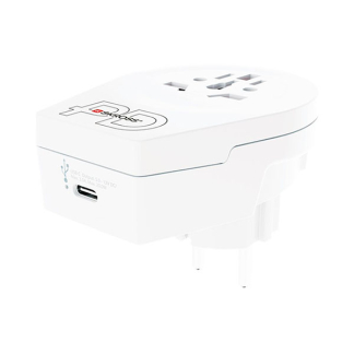 Skross Wereldstekker met USB | Skross | C20PD | Wereld naar Type F (Geaard, 1x USB C) 64714 K050801113 - 2