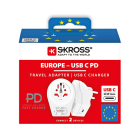Skross Wereldstekker met USB | Skross | C20PD | Wereld naar Type F (Geaard, 1x USB C) 64714 K050801113 - 6